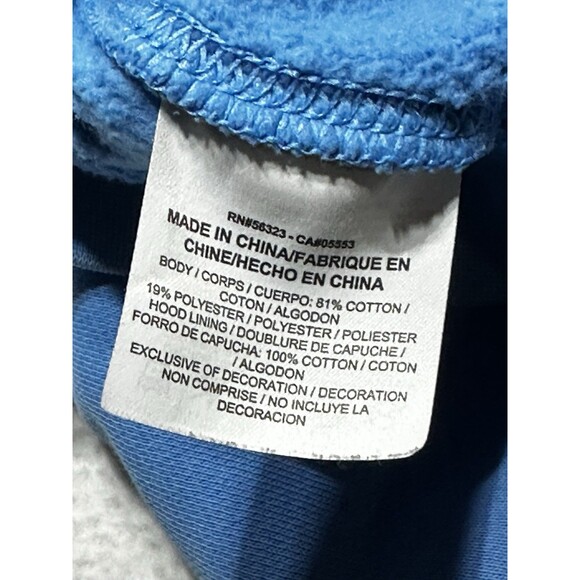 LA Clippers Nike Hoodie Sweatshirt Light Blue Oversized Medium Basketball NBA - Picture 10 of 12